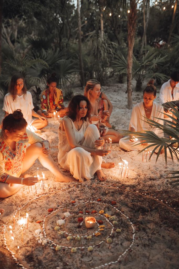 mayan ritual in delek tulum
